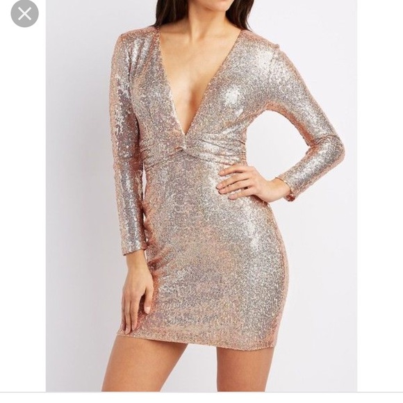 champagne sparkle dress